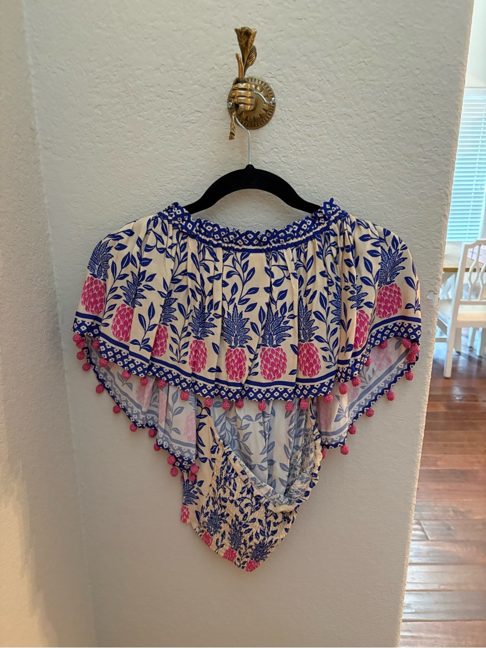 FARM Rio x Anthropologie Off-The-Shoulder Ruffle Blouse - Picture 9 of 9